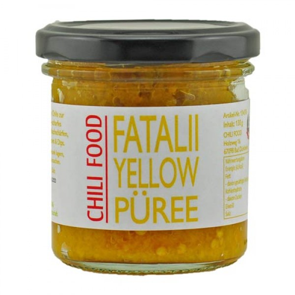 Organic Fatalii Yellow Chili Puree