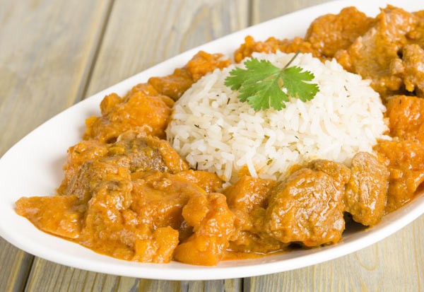 Lamb and Sweet potato peanut curry