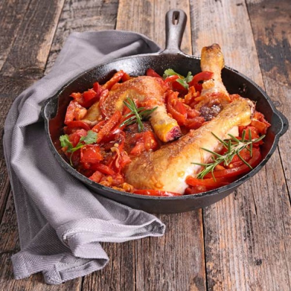 Poulet basquaise