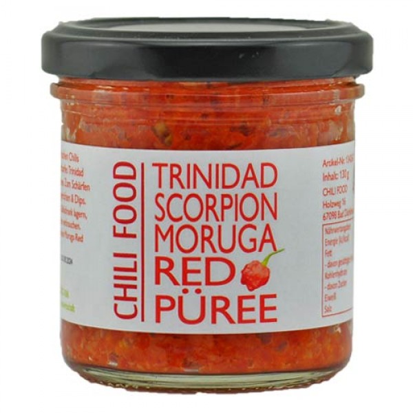 Organic Trinidad Scorpion Moruga Red Puree