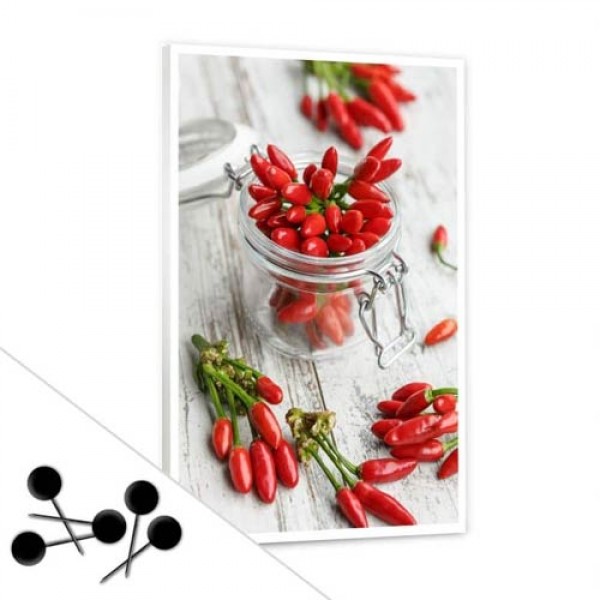 Pinboard Chili incl. 5 pins, 30x45 cm