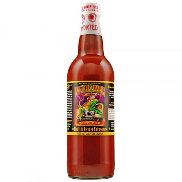 Iguana Lightning Hot `n` Spicy Ketchup 720g