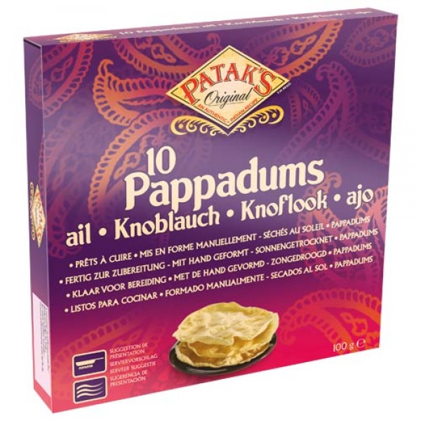 Pappadum Garlic