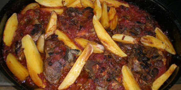 Lamb chops spicy Italian style