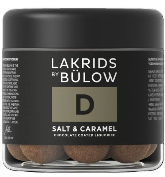 Lakrids by Bülow Small D - SALT &amp; CARAMEL