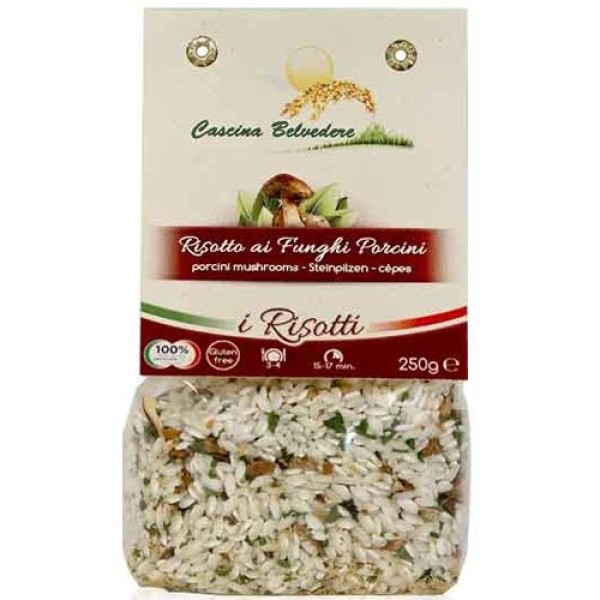 CASCINA BELVEDERE Porcini Mushroom Risotto 250g