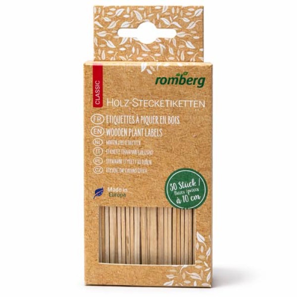 Wooden Plant Labels 30 pieces