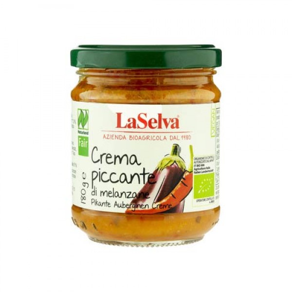 Spicy Aubergine Cream - LaSelva - Organic