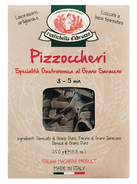 Pizzoccheri from buckwheat