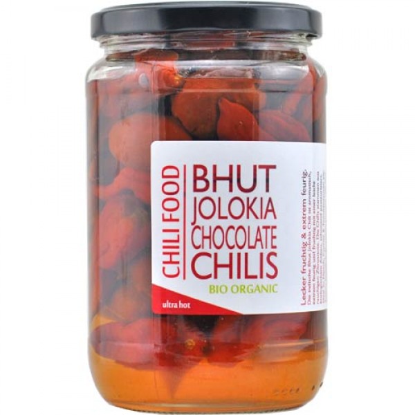 Bhut Jolokia Chocolate Chili Pickles -Organic-