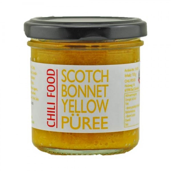 Organic Scotch Bonnet Yellow Chili Puree