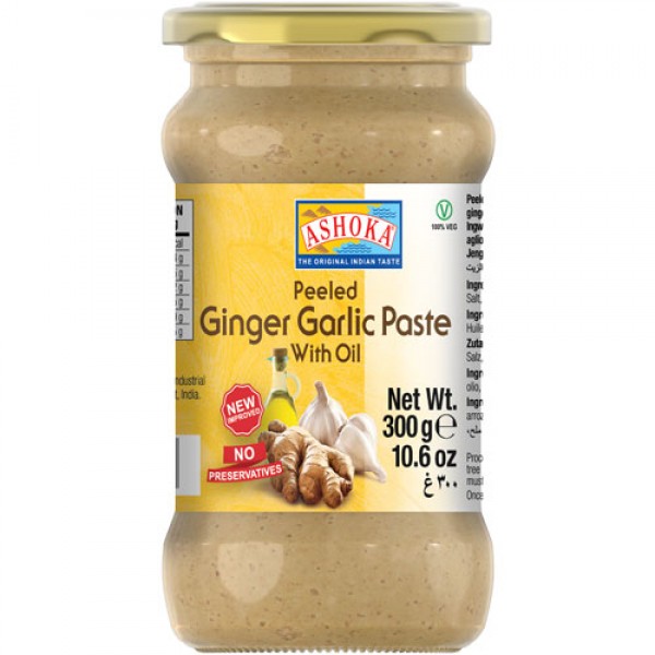 Ginger garlic paste in oil