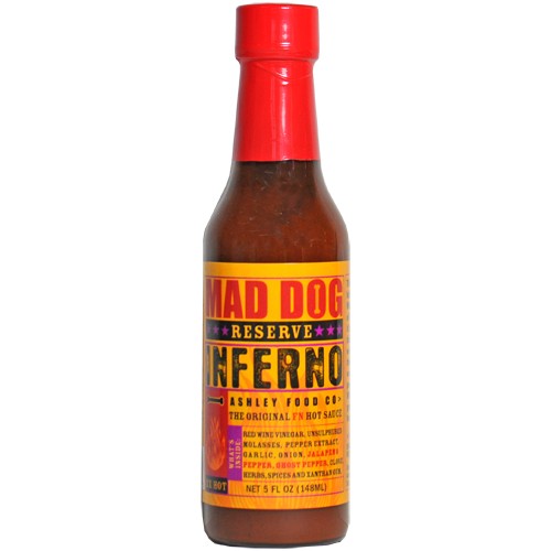 Mad Dog Inferno Ghost Pepper Edition Reserve Hot Sauce