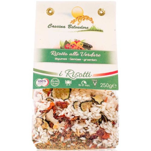 CASCINA BELVEDERE Vegetable Risotto 250g