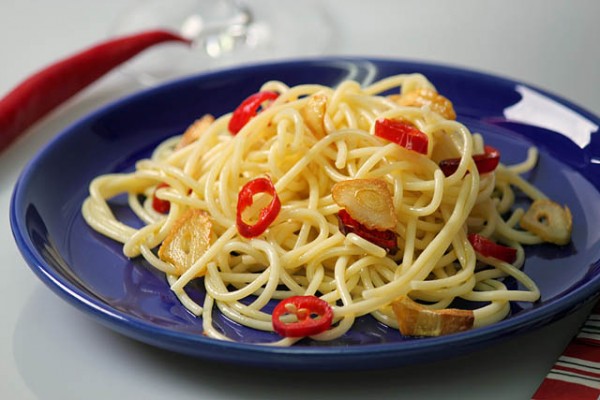 Spaghetti aglio pepperoncino