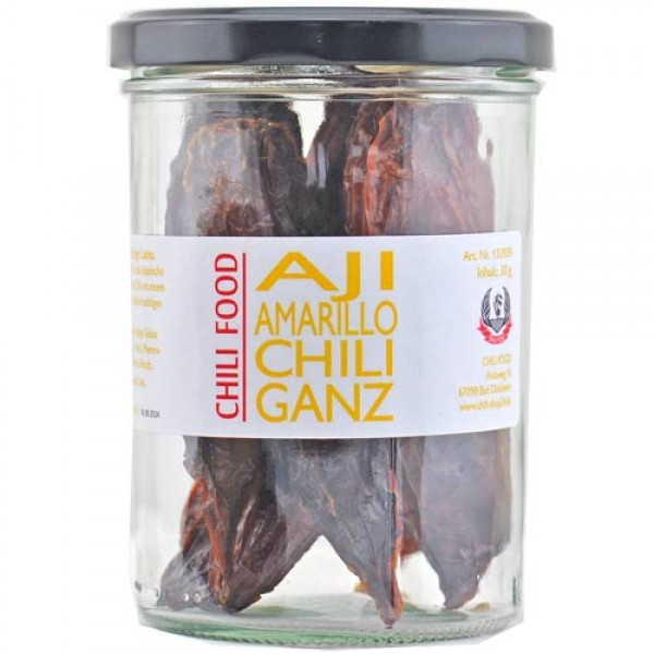 Aji Amarillo Chili whole dried