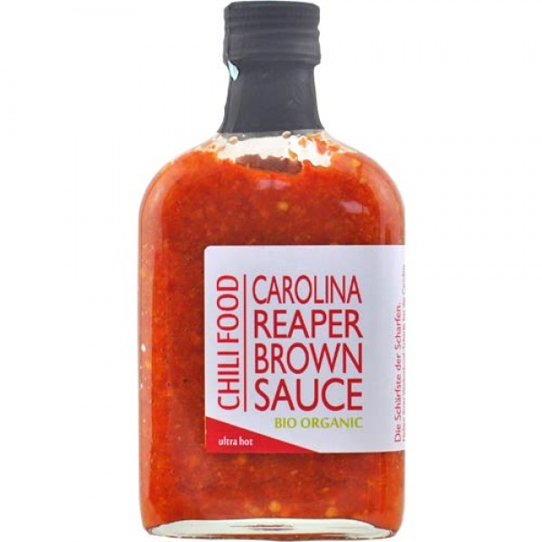 Carolina Reaper Brown Sauce -Organic-