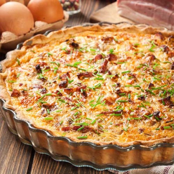 Onion tart with chilli