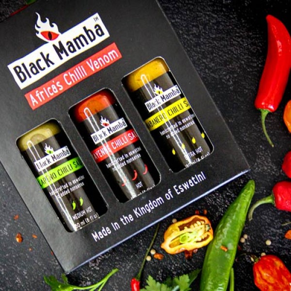 Black Mamba Africa`s Chilli Venom Gift Pack 3x180ml - buy online at ...