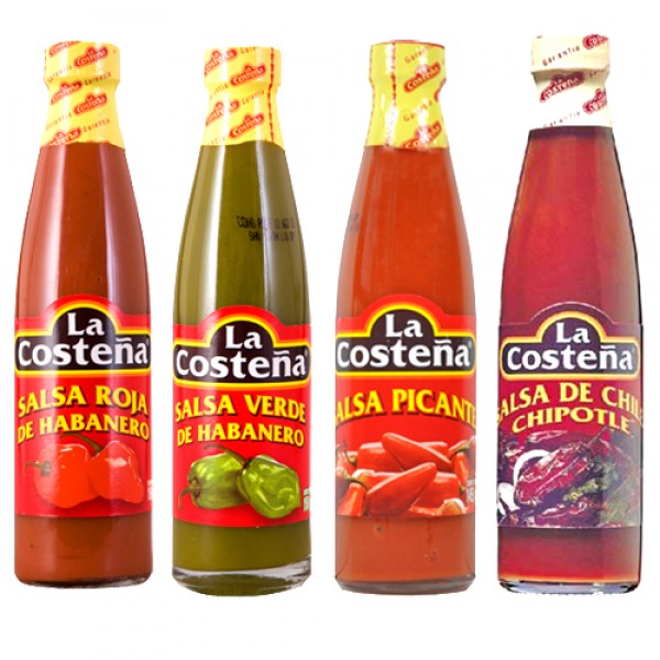 La Costena Sauces, four-pack